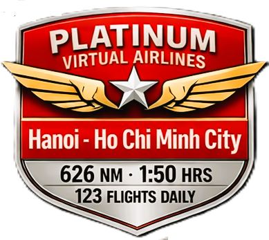 Tour 25: Hanoi (VVNB) ↔ Ho Chi Minh City (VVTS)